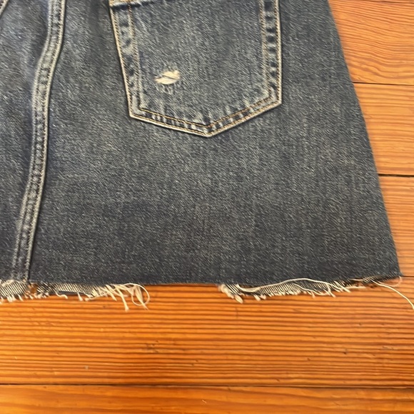 We The Free distressed mini jean skirt - Picture 12 of 16